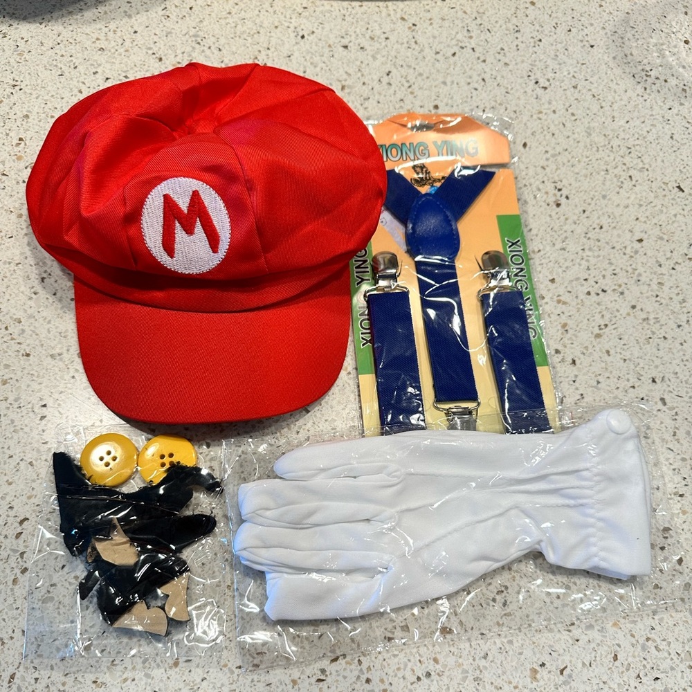 Youth Mario costume set